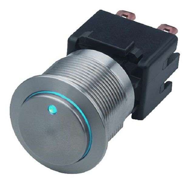 Schurter (1241.6833.1124000) Vandal Resistant Switch, MSM LA, 22.1 mm