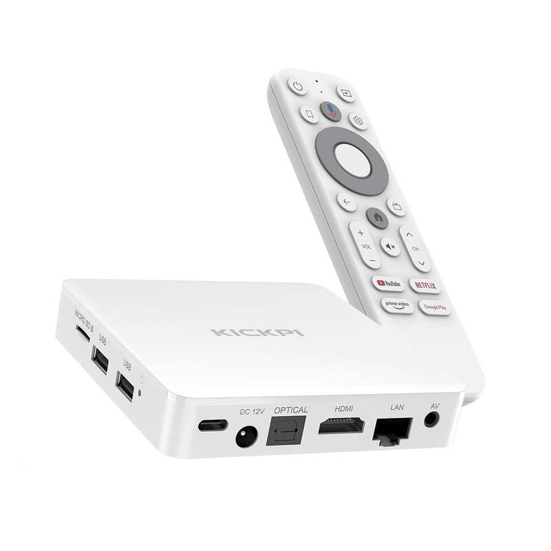 KICKPI android TV box 4K google certified TV box