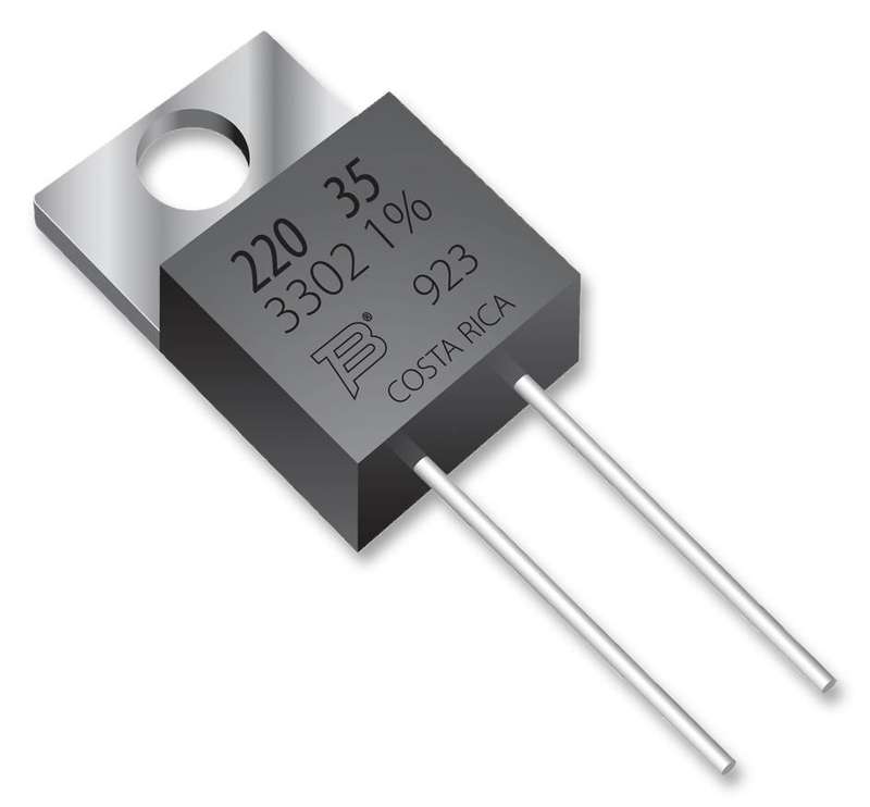 Bourns (PWR220T-20-2R00F) Through Hole Resistor, 2 ohm, PWR220T-20