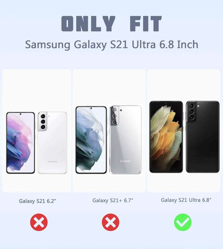 Clear cover protection case for S21 Ultra