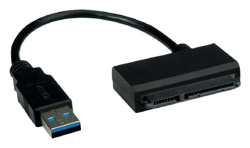 Roline (12.02.1043) Computer Cable, USB 3.0 Type A to Sata 6Gbit/s Plug