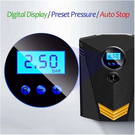 Car Air Pump Mobile Tire Pressure Inflator CZK-3634
