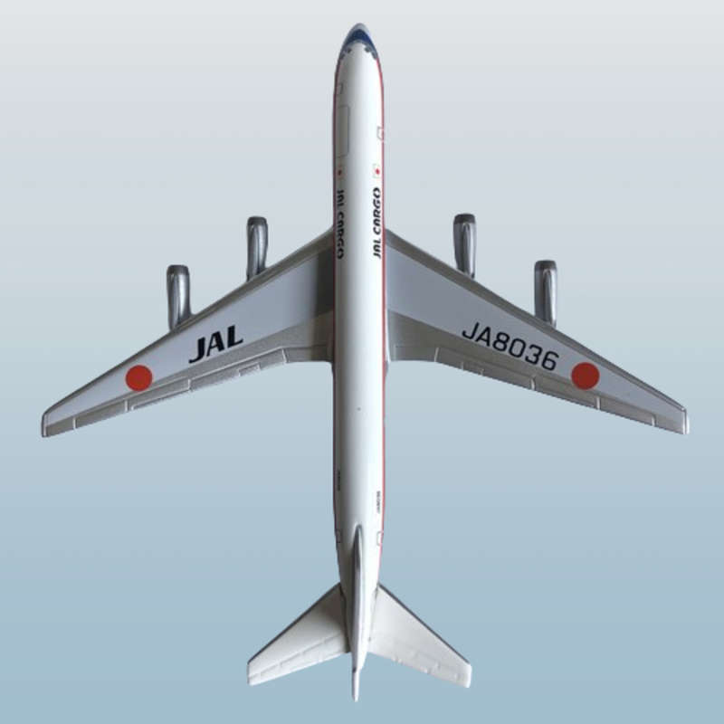 1:400 Scale, JAL ( Japan Air lines) Cargo, Douglas DC-8, Display Model