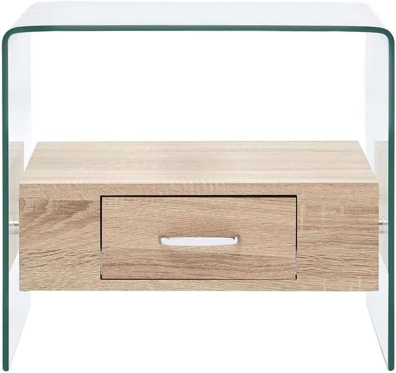 Glass Coffee Table- With a Drawer