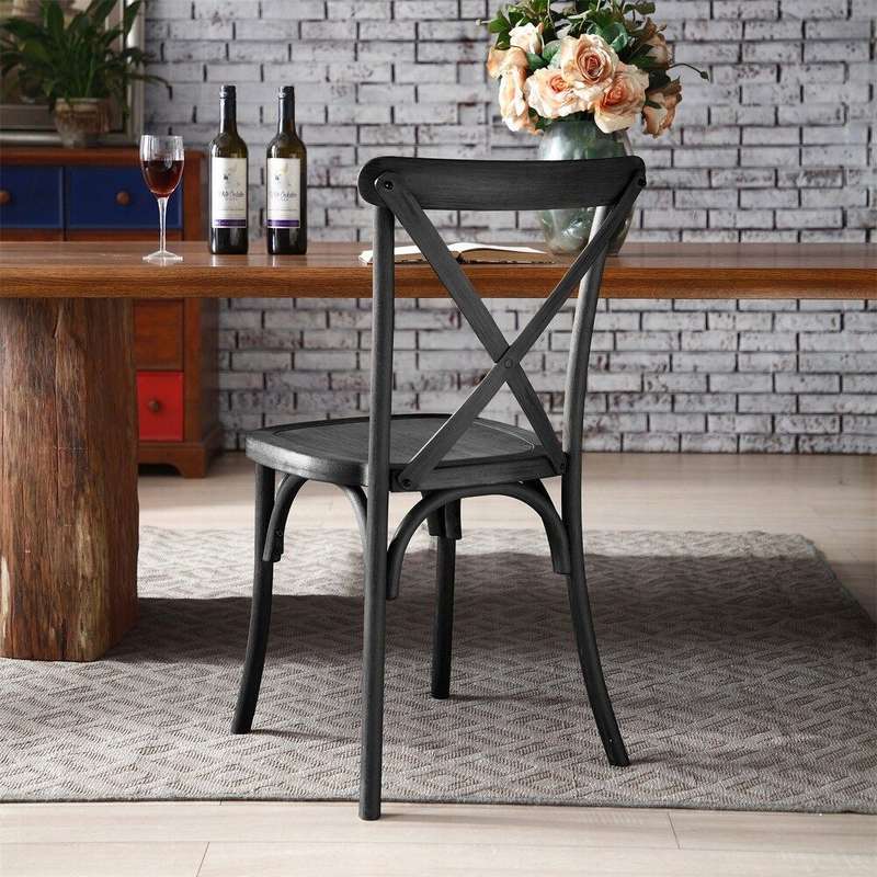Classic Cross Back Dining Chair - 1 Pack