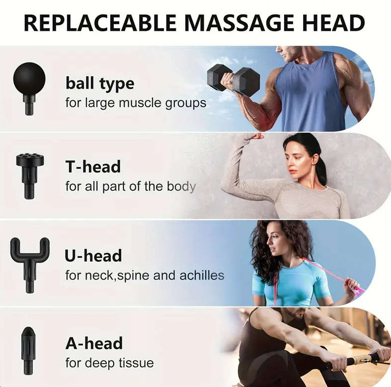 Portable Handheld Massager - Red