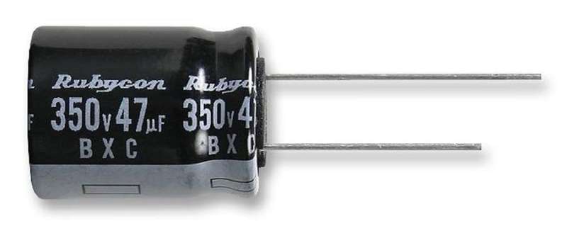 Rubycon (400BXC33MEFC16X20) Electrolytic Capacitor, Miniature, 33 µF, 400 V