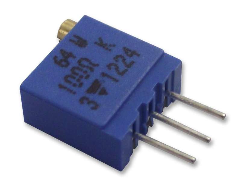 Vishay (M64W104KB40) Trimpot, Multi Turn, Cermet, Top Adjust, 100 kohm