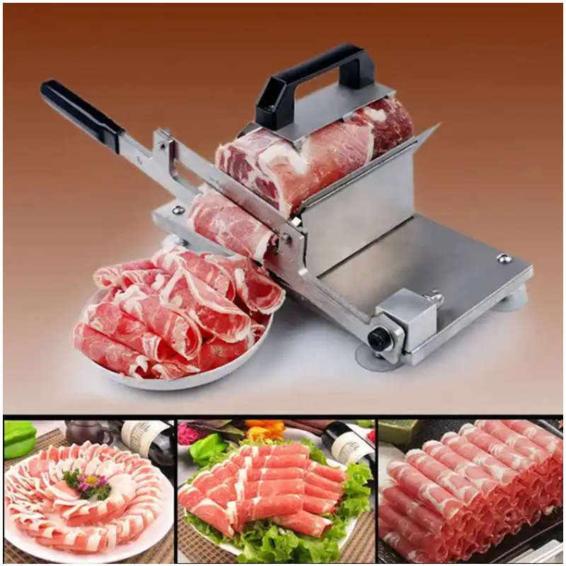 Stainless Steel Manual Frozen Meat Cutter