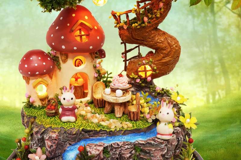 Cuteroom DIY Miniature Music Rotating House - Garden Diary