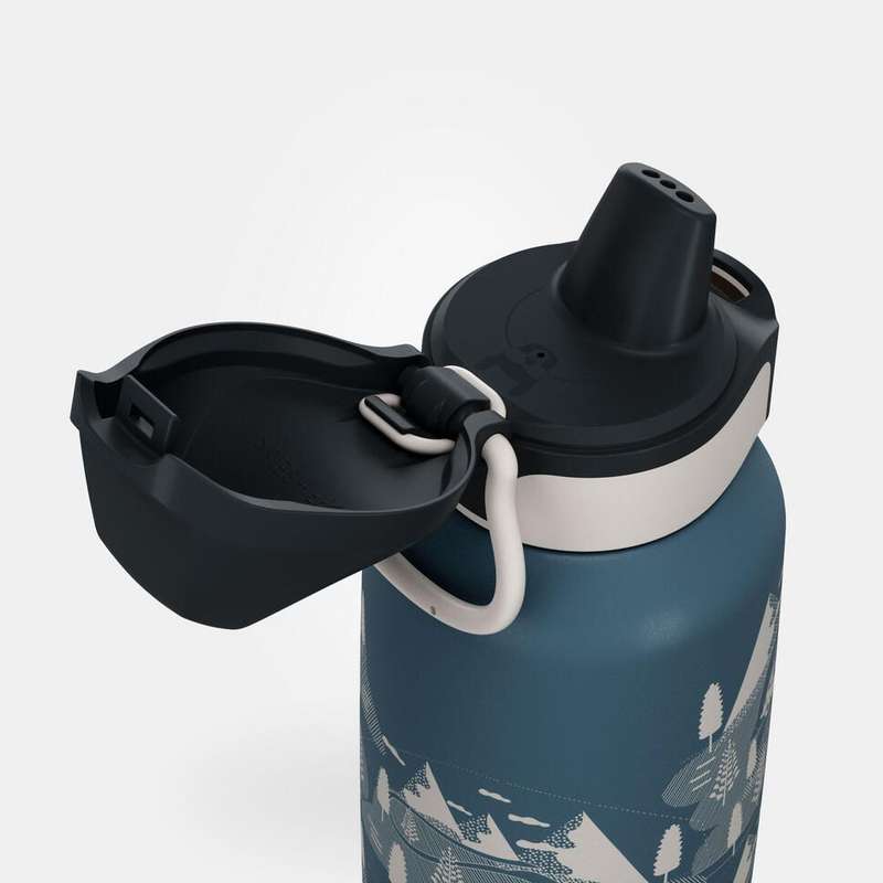 NEW Stainless Steel Flask Decathlon 600ml - Blue