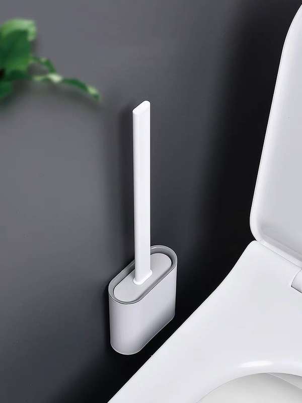 Silicone toilet brush