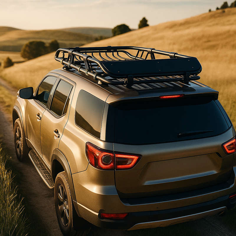 Roof Cargo Basket - Universal Car Luggage Carrier
