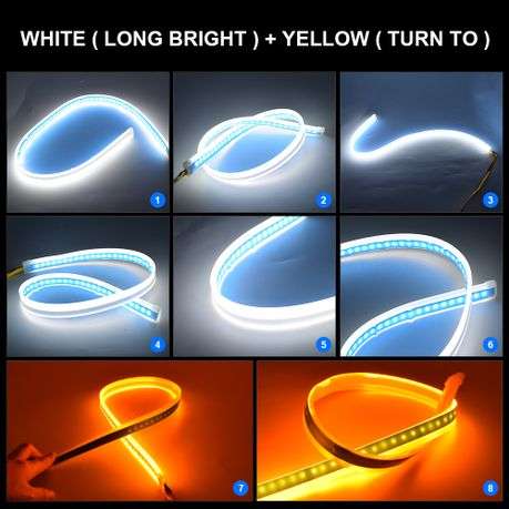 Soft Article DRL LED Light Strips 450mm