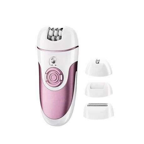 4in1 Heads Portable Women Rechargeable Electric Shaver Epilator
