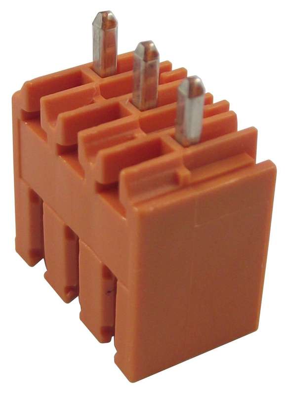 Weidmuller (SL 3.5/3/180G) Terminal Block, Plug, 3.5 mm, 3 Ways, 10 A