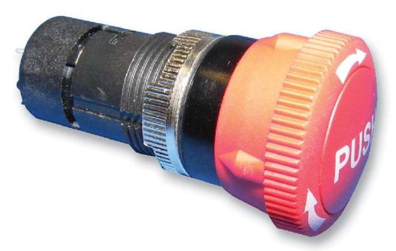 Multicomp Pro (MCOS38009) Emergency Stop Switch, SPDT-1NC / 1NO, Solder