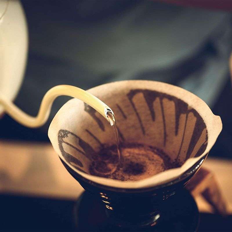 DHAO Coffee Filters Disposable Pour Over Coffee Filter 1-2 Cup - Brown