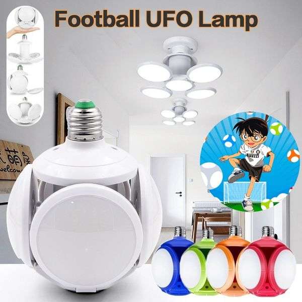 Rechargeable LED Folding Football UFO Lamp / Light E27 base Screw 30w