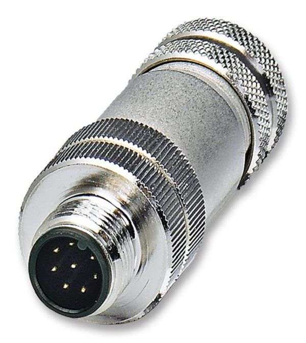 Phoenix Contact (SACC-M12MS-8CON-PG 9-SH) Sensor Connector, M12, Male