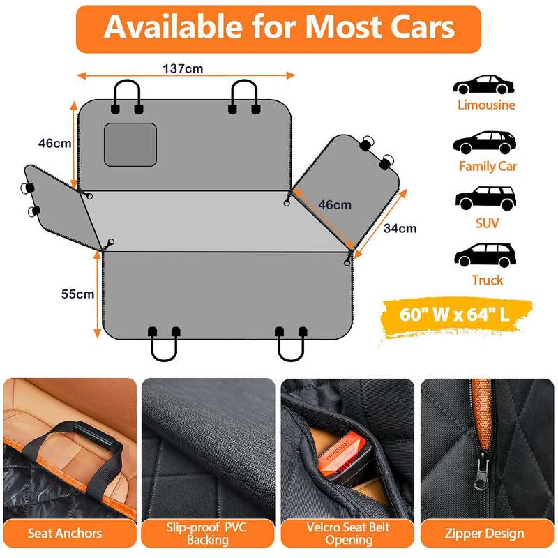 Pet car seat cushion