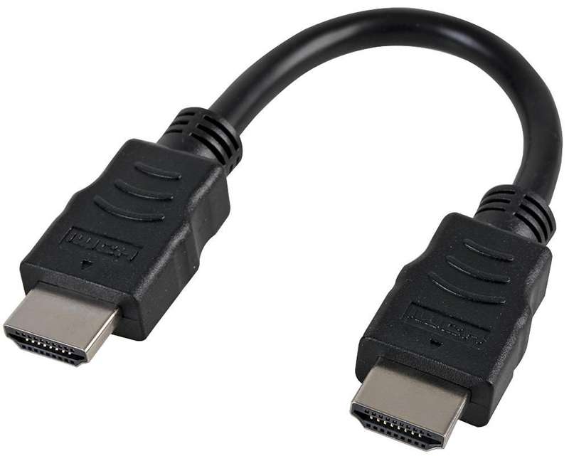 Pro Signal (PSG91338) High Speed 4K UHD HDMI Lead, Male to Male, 0.3m Black