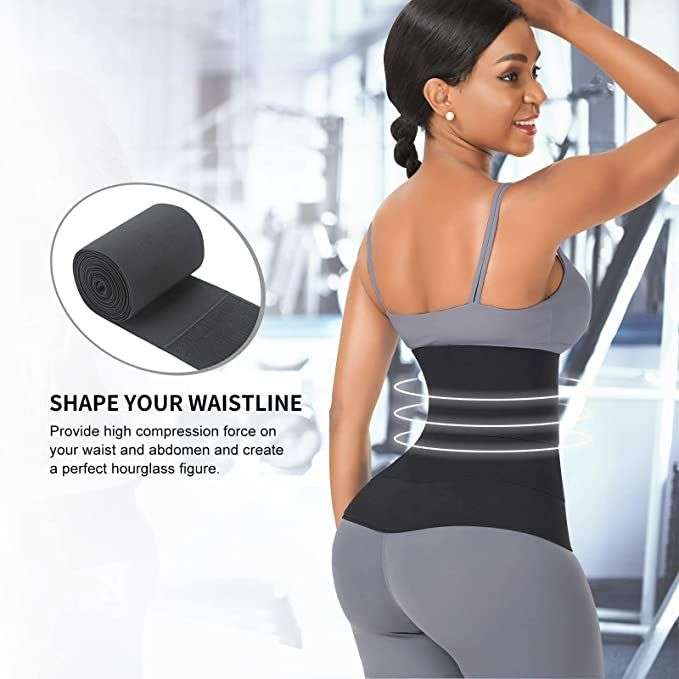 Premium Bandage Waist Trainer Belt for Tummy Wrap - 5m