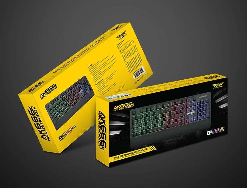Armaggeddon AK-666X Kalashnikov Membrane Gaming Keyboard