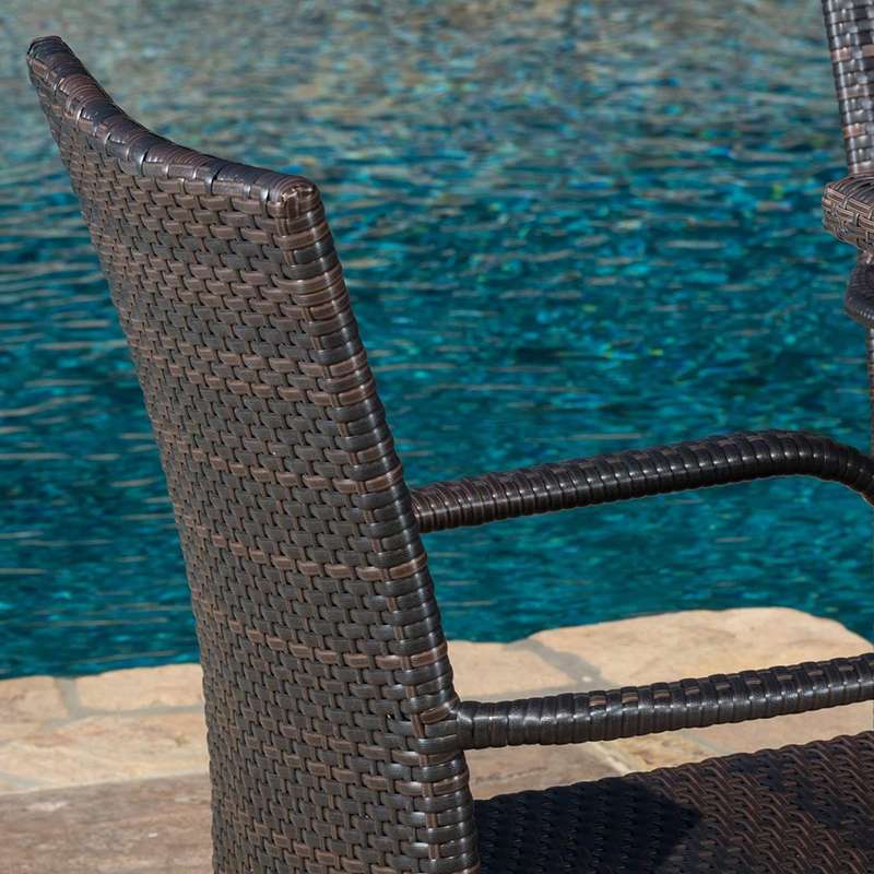 Patio / Balcony / Outdoor / Garden Set - Four Seater - Brown Colour