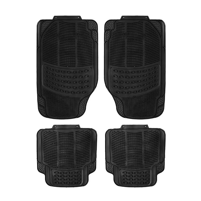 4 Piece Rubber Car Mat Set