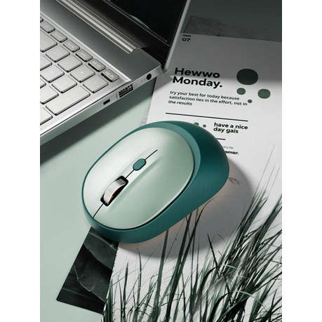 Wireless 1600 DPI Ultra Fast Mouse With Silent Click Operation - Green