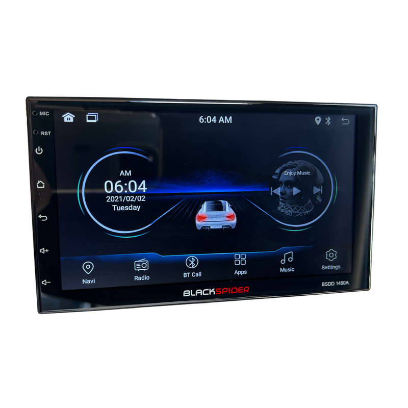 Blackspider BSDD1460A 2DIN Apple Car-Play and Android Auto