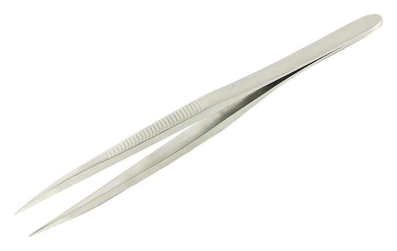 Multicomp (D00346) Tweezer, Type AC SA, Serrated, 110mm, Stainless Steel