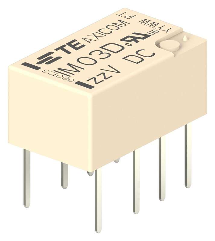 Axicom (IM03DTS) Power Relay, DPDT, 5 VDC, 5 A, IM, Through Hole