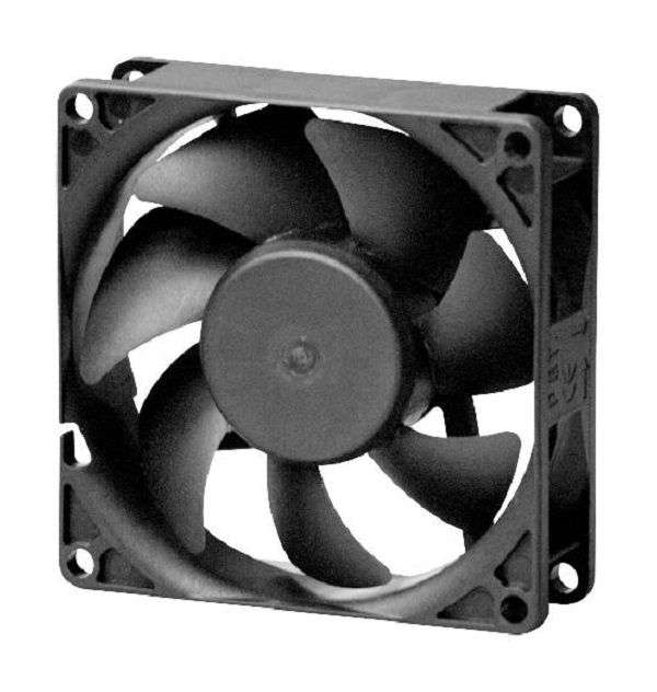 Multicomp MC002711 Axial Fan, 24 V, DC, 80 mm, 25 mm, 37 cu.ft/min
