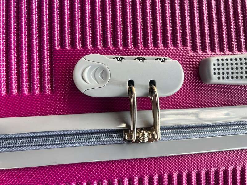 3 Piece Luggage Set-Light Weight Suitcase - Dark Pink