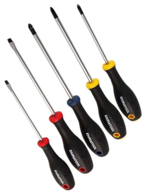 Duratool (D03440) Screwdriver Set, 5 Piece