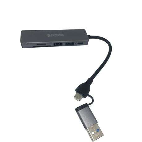AOWEIXUN ORVESION Converter Adapter - TF+SD+USB 2.0x2+3.0+TYPE-C+PD