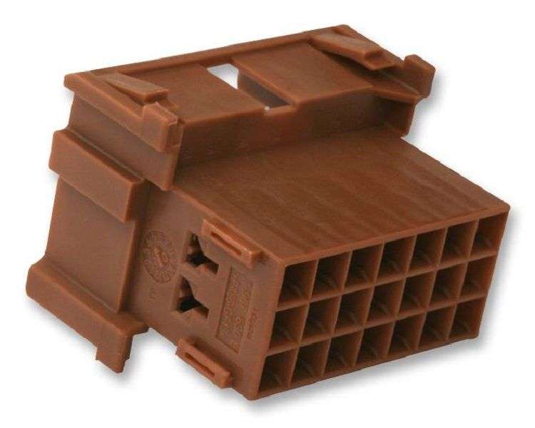 TE Connectivity (1-967630-1) Connector Housing,Plug, 21 Ways, 5 mm