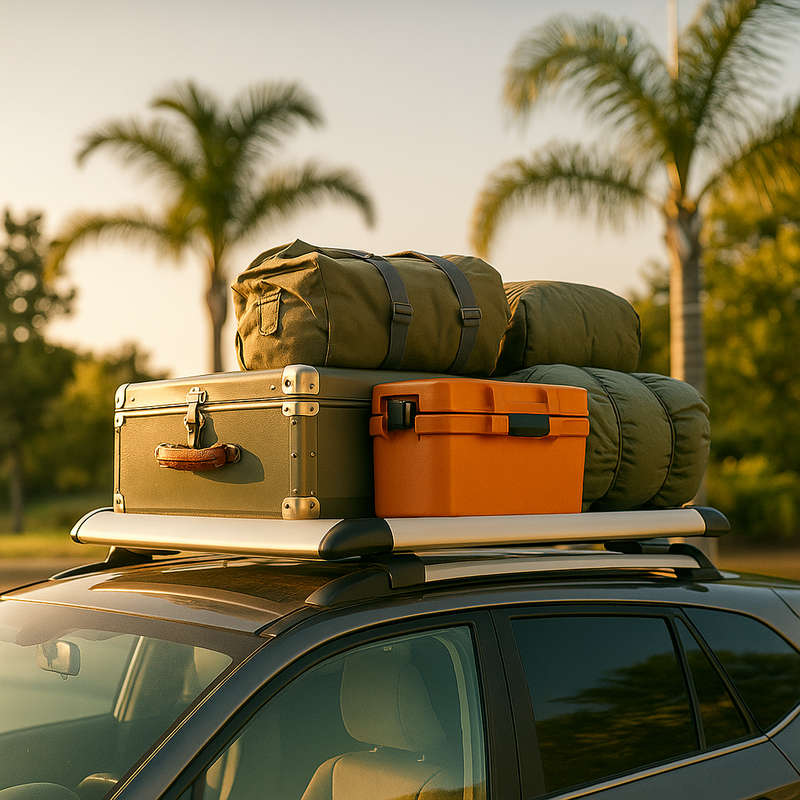 1.6M Roof Cargo Basket - Universal Car Luggage Carrier