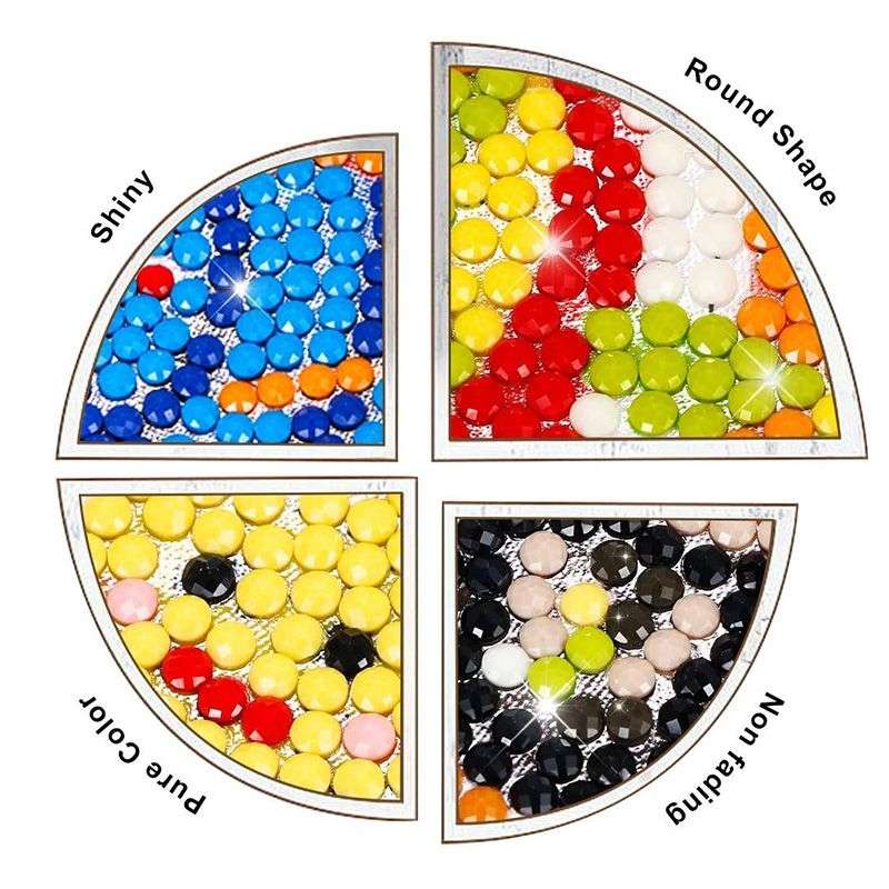 Jacaranda 5D DIY Diamond Painting Sticker Kit With Colouring Goodie Bag - Boys
