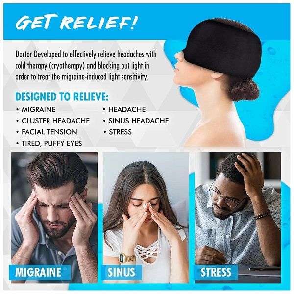 Headache & Migraine Relief Hat