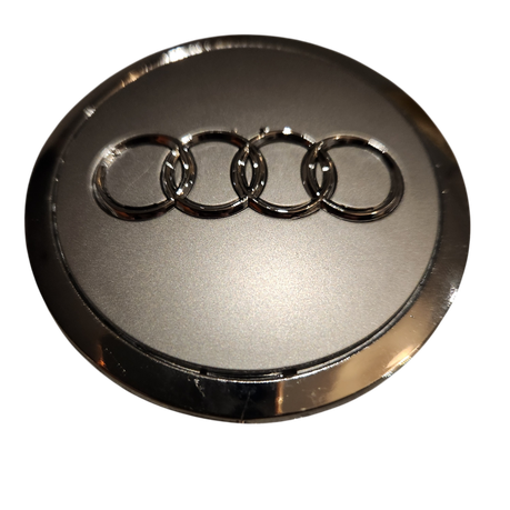 Centre Cap 68mm Silver-Grey- 4Piece Set Compatible with Audi