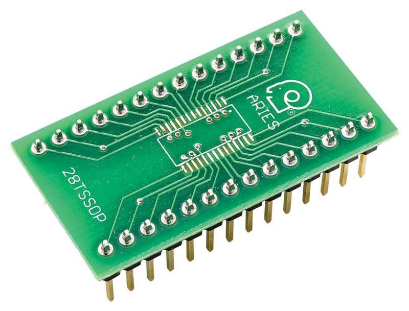 Aries (LCQT-TSSOP28) IC Adapter - 28-TSSOP to 28-DIP
