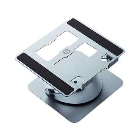 HP - Anti-Slip Laptop Stand With 360 Rotating Base - Dark Grey