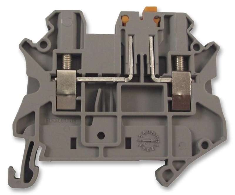 Phoenix Contact (3046362) DIN Rail Mount Terminal Block, 2 Ways, 26 AWG
