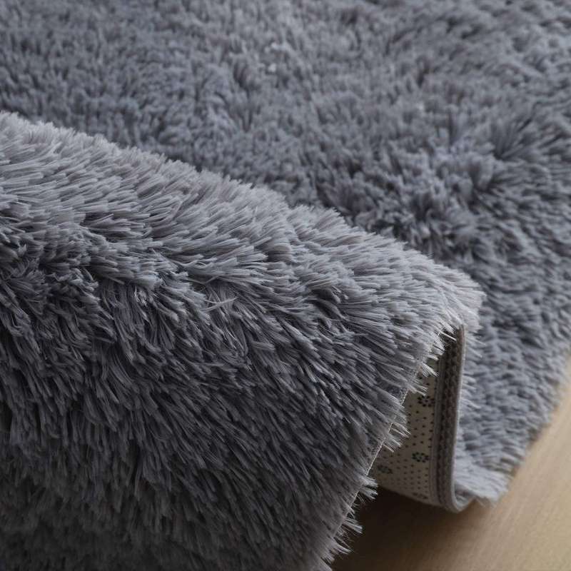 Light fluffy shaggy Rug/Carpet - Blue-Grey(Display Item)