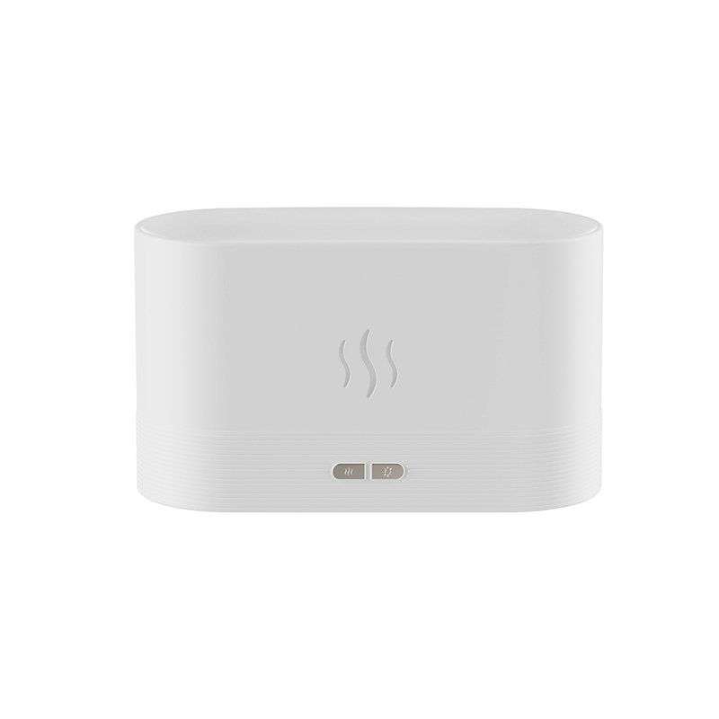 Simulation Flame Light Aromatherapy Diffuser - White