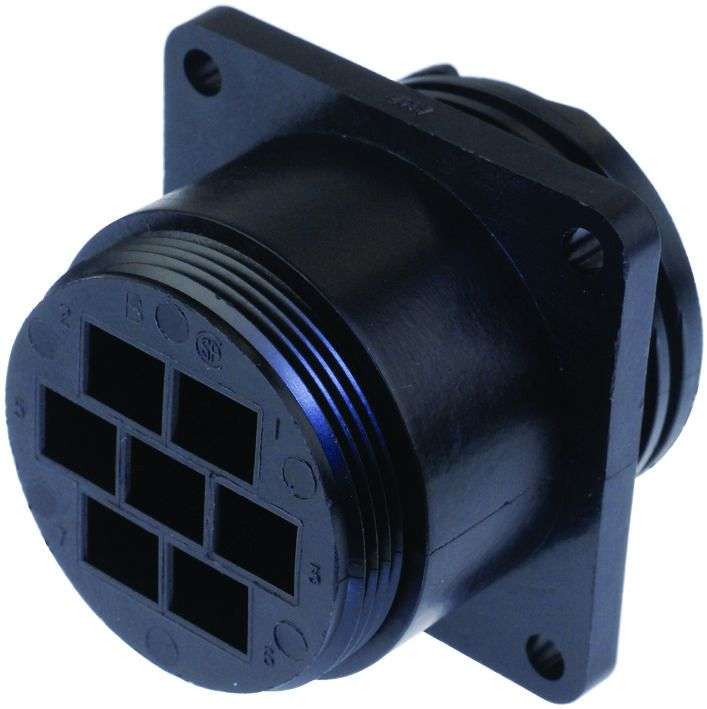 TE Connectivity (206137-1) Circular Connector, Panel Mount Receptacle