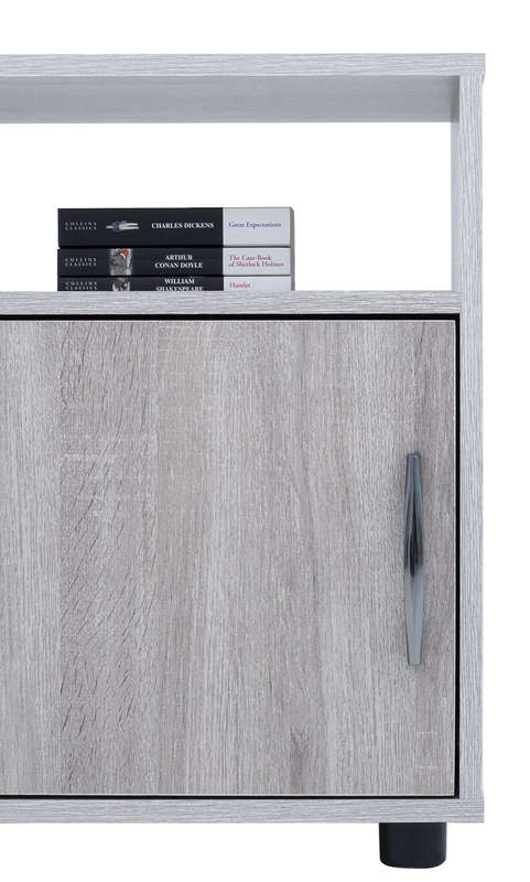 Modern Pedestal/Nightstand - 1-Drawer and 1-Shelf - Napa
